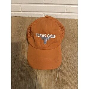 Nike Mens Orange Texas Golf Hat Cap Strapback Size Adjustable Athletic